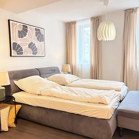 Stylisches 2 Designer City-apartment Nahe Hockenheimring Bis 4 Gaeste Appartement