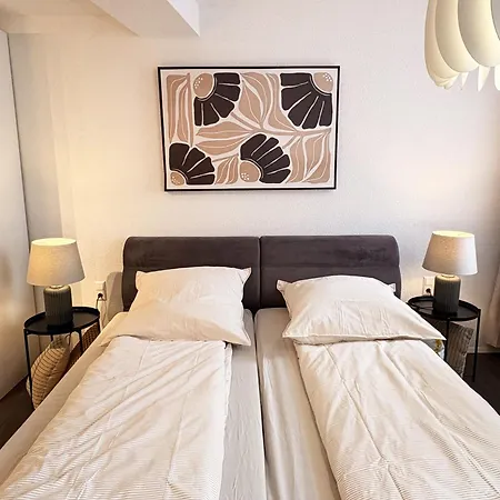 Appartement Stylisches 2 Designer City-apartment Nahe Hockenheimring Bis 4 Gaeste